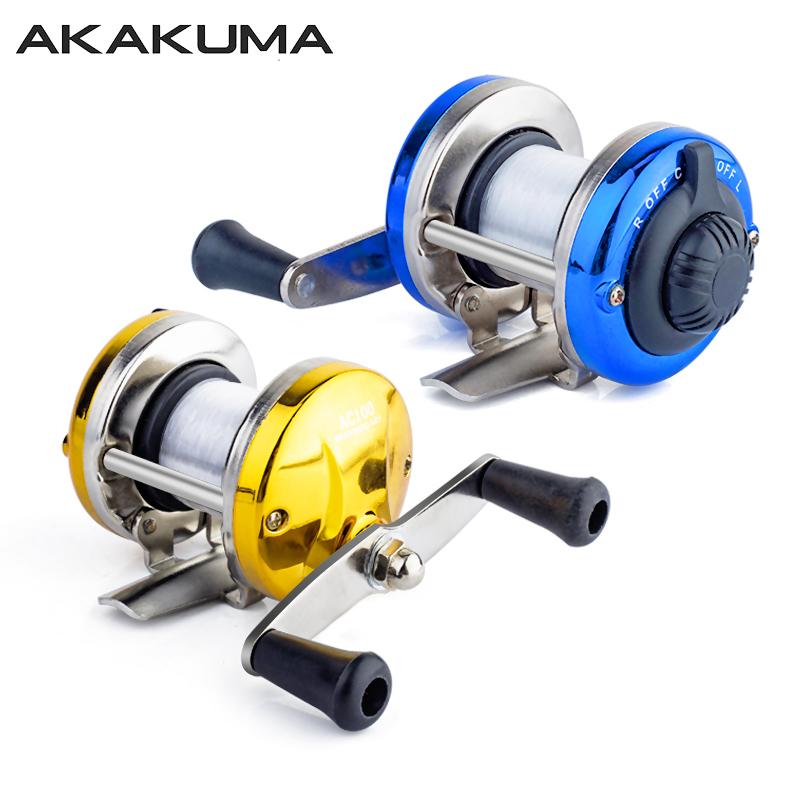 Máy Câu Cá, Mini Mới, Kim Loại, Tay Phải Và Trái, Máy Câu Ngang, Có Phụ Kiện