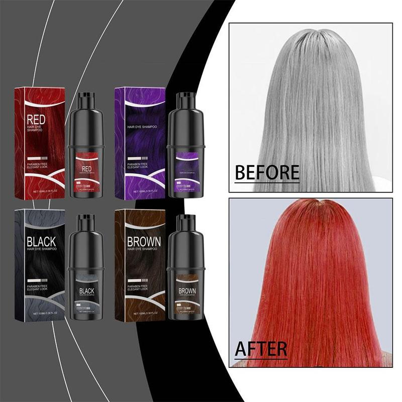 Product Introduction of Dầu Gội Nhuộm Tóc Thảo Dược Tự Nhiên, 100ml, Dầu Gội Màu Tóc, Cho Tóc Gary, Nâu Đậm Và Đen, Mã L3E5 24