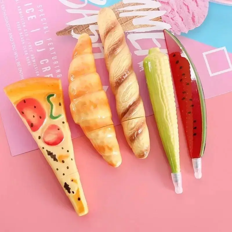 Bút Bi Bánh Mì Thực Phẩm, Thiết Kế Sáng Tạo, Thích Hợp Cho Đồ Dùng Học Tập Văn Phòng, Bút Trái Cây Và Rau Củ, Lý Tưởng Cho Học Sinh, Quà Tặng Phần Thưởng, Bút Vui Nhộn