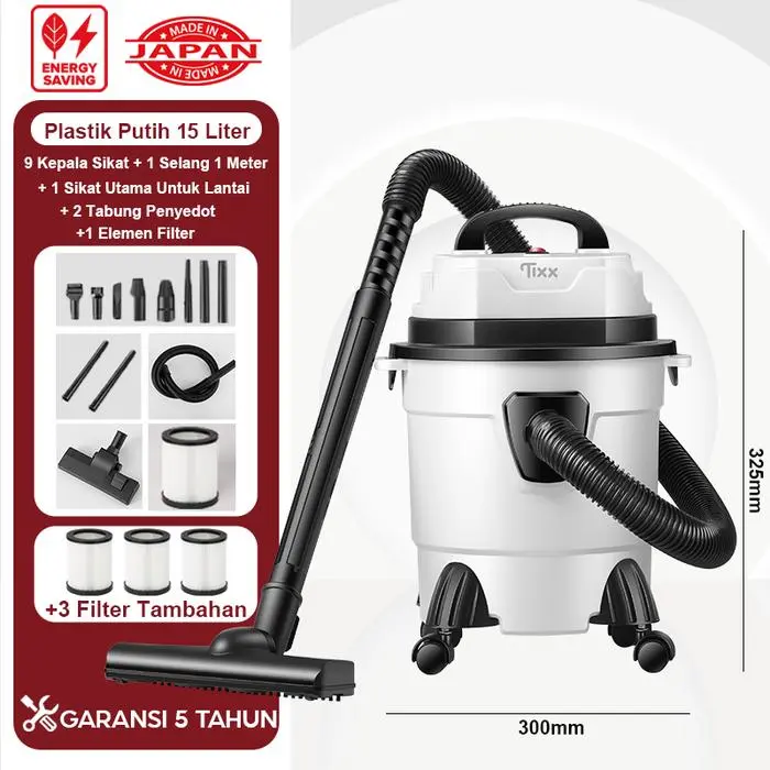 Plastik Putih 15 Liter+3 Filter Tambahan