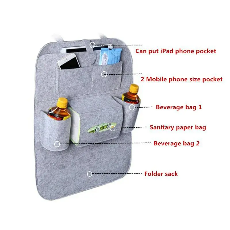 CAR SEAT ORGANIZER SARUNG JOK MOBIL TAS MOBIL MULTIFUNGSI TAS BELAKANG JOK MOBIL 2