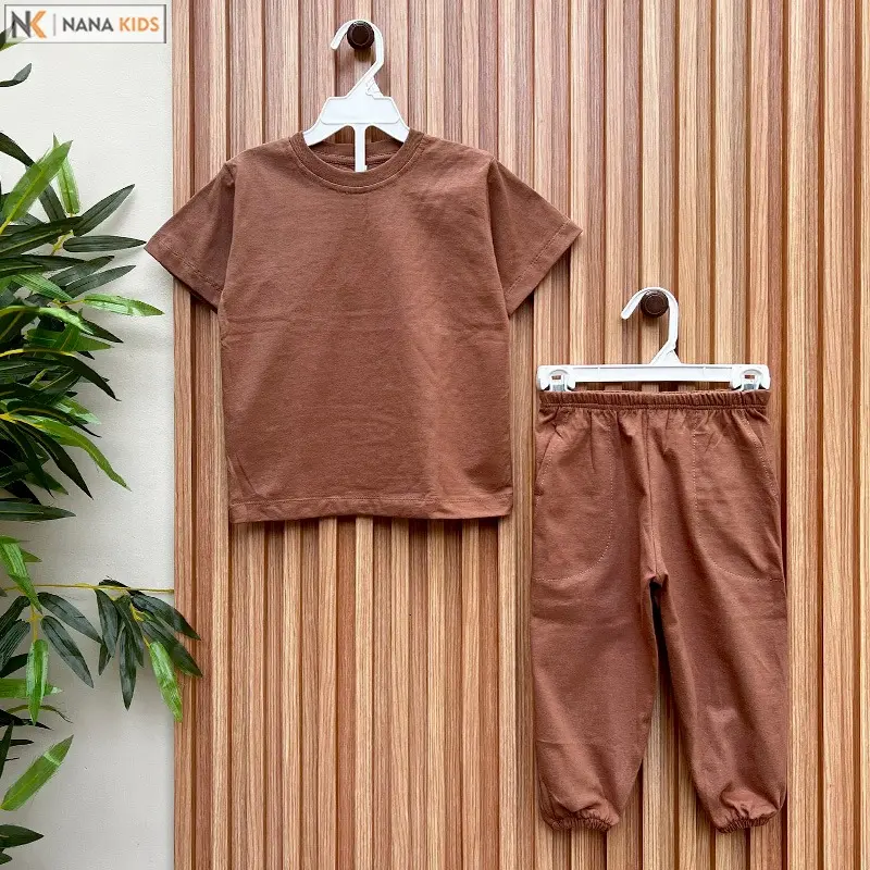 Setelan Baju Anak 1-7 Tahun Lengan Pendek Celana Panjang 6