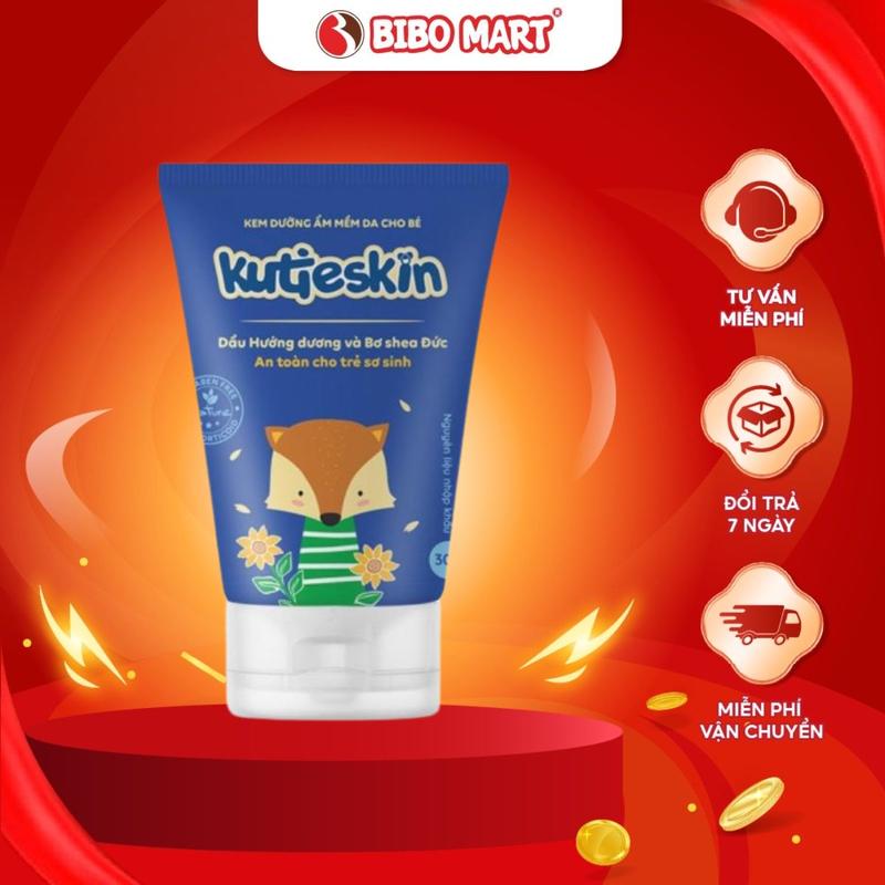  Kem Dưỡng Ẩm Kutieskin 30g Kem Bôi Mềm Da Làm Dịu Các Vết Ửng Đỏ  Cho Bé Sơ Sinh Và Trẻ Nhỏ 