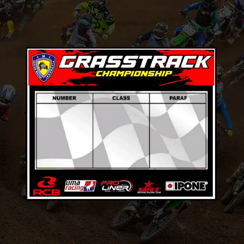 STIKER DRAGRACE STIKER NOMOR START STIKER GRASTRACK STIKER BUKTI TELAH MENGIKUTI BALAP Car 4