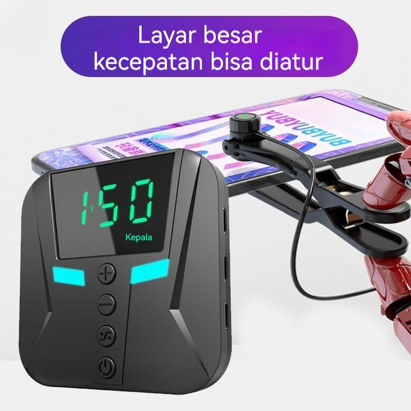 Product Introduction of 【COD】Alat Klik Layar Otomatis Senyap Multifungsi Alat Klik Ponsel dengan 2 Kepala Klik Penyesuaian Empat Kecepatan untuk Clicker Layar Mart Klik Otomatis USB untuk Streaming Langsung dengan Lampu LED Kompatibel untuk Streaming Langsung Ponsel Pintar 19