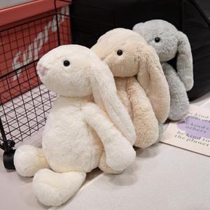 Lindo juguete de peluche con forma de conejo, 1 unidad, suave y cómodo, regalo de cumpleaños para mascotas, decoración del hogar, decoración de habitación