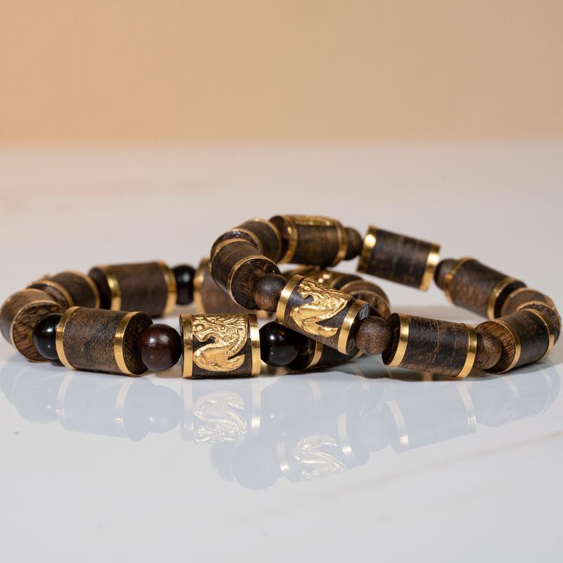 [BV] Vòng Tay Trầm Hương Indo - Phân Khúc VIP - Trầm Hương Yên Lộc - Mua 1 Tặng 1 hộp VIP