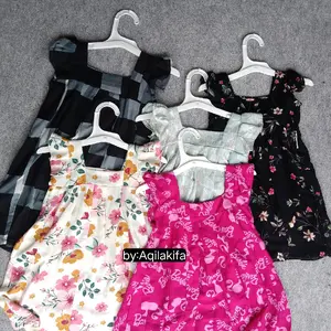 PAKET HEMAT 5pcs DASTER SAMBUNG ANAK TIDAK OBRAS BAHAN RAYON MOTIF RANDOM