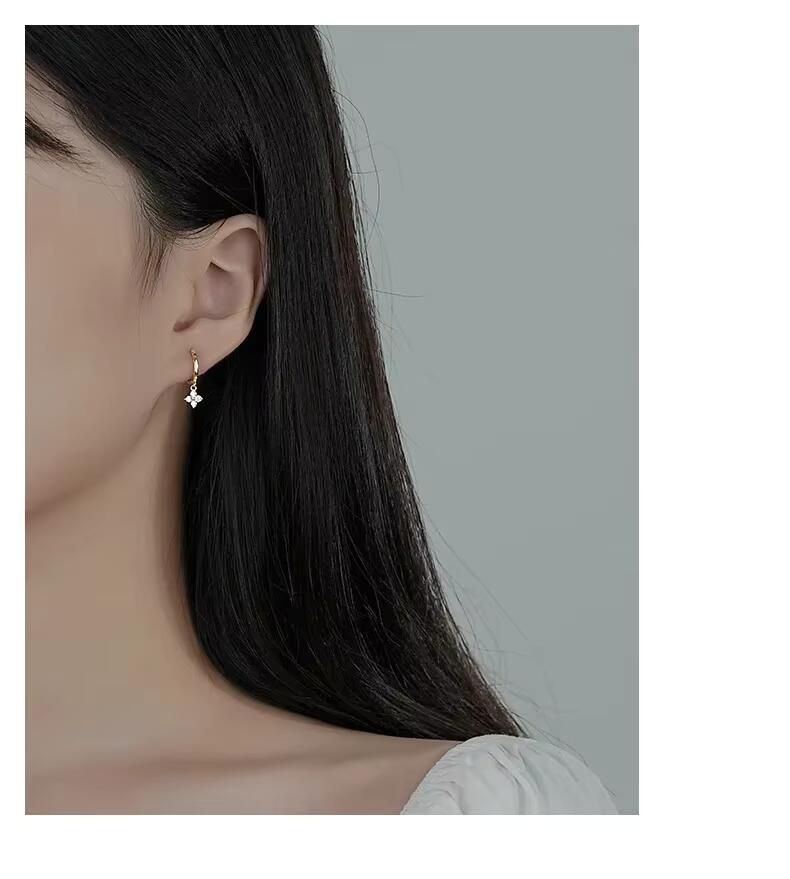 Product Introduction of Sterg Sier leaf  Earrings For Women Trendy Earring Jewelry Prevent Allergy Party Accessories Gift 8