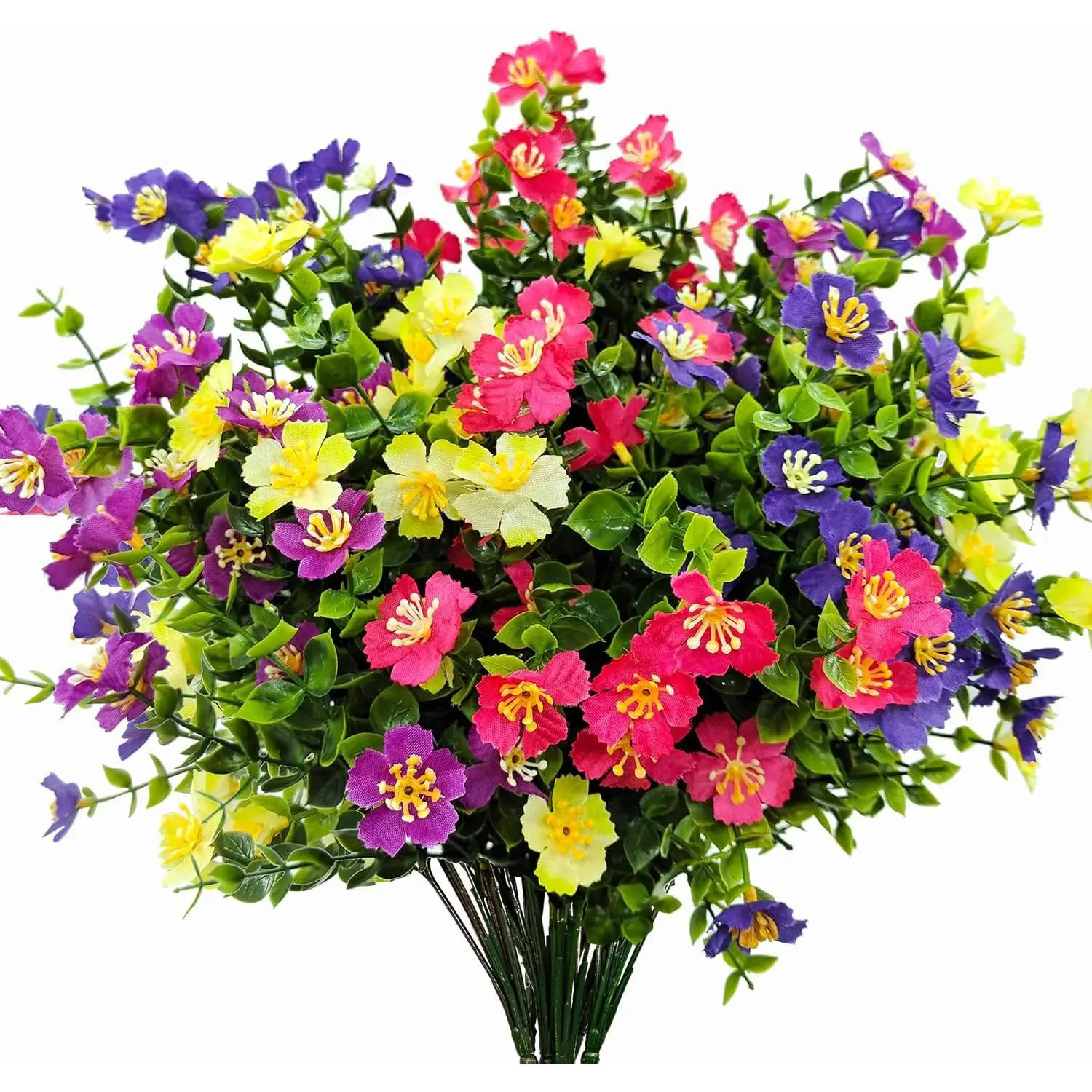 Artificial Flower, 8/12pcs Faux Flower, Decorative Flower for Home Party Wedding Anniversary Festival, Home Decor Supplies, Bouquet