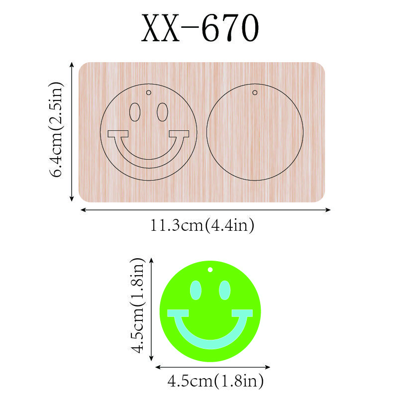 Smile Face Pattern Press Cutting Die, 1 Count Repeatable Cutting Die, DIY Scrapbooking & Stamping Die, DIY Scrapbooking Supplies 4