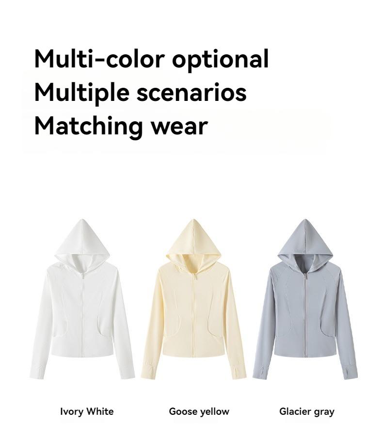 Product Introduction of Outdoor Ice Silk Sun Protection Clothing with Pocket, New UV-Proof Sunshade Light Sun-Protective Clothing, Outdoor Sports Thin Section Hooded Jacket 17