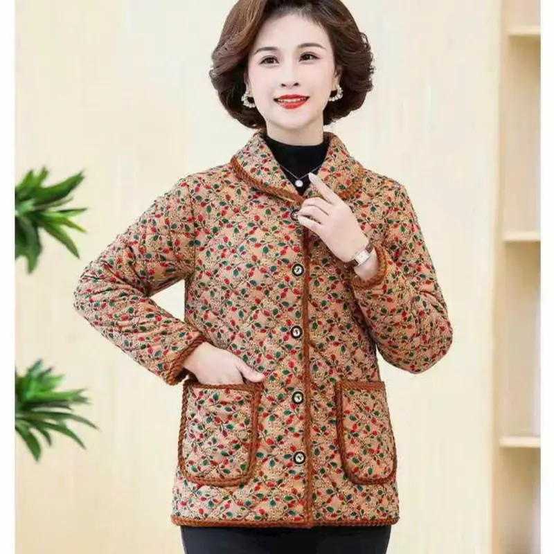 Áo Khoác Bông  Nhẹ , Ấm Cho Các Mẹ , Bà Size 40-65kg 1