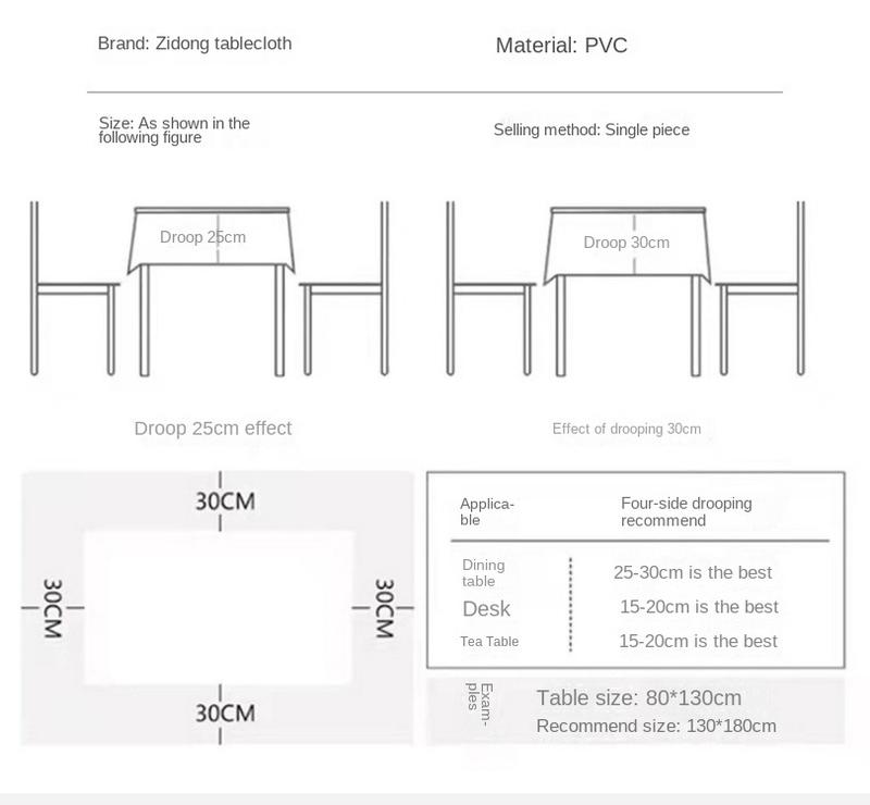 Product Introduction of Khăn trải bàn sang trọng, không thấm nước và chống dầu, không cần giặt, giá cả phải chăng, hình chữ nhật, thích hợp cho bàn cà phê, khăn trải bàn 8