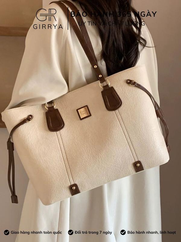 GIRRYA Túi Xách Nữ Tote Chio'2nd M50 Da PU Mềm Cao Cấp Size 34cm Đa Năng Phù Hợp Đi Chơi Sự Kiện Hottrend 2025