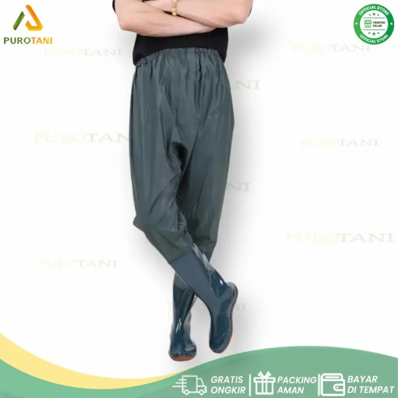 Sepatu Sawah Sepatu Boot Karet Panjang Sepinggang 110 Cm Sepatu Boots Hijau 2