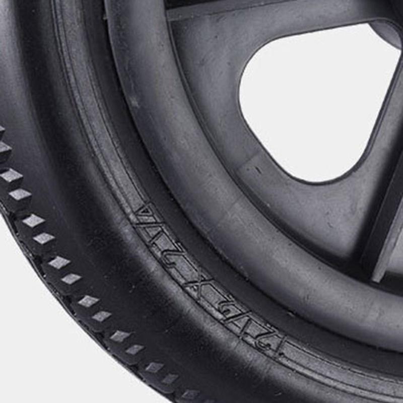 Flexible 12Inch Shopping Cart Wheels Wear-resistant Anti Slip Travelling Trolley Caster Replacement Wheelchair Rear-wheel Castor Wheelchair Accessories 4