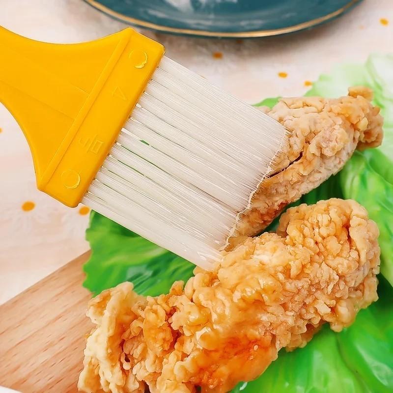 Oil Barbecue Brush Baking Pastry Cooking Oil Brushes High Temperature Resistant Plastic Handle 4
