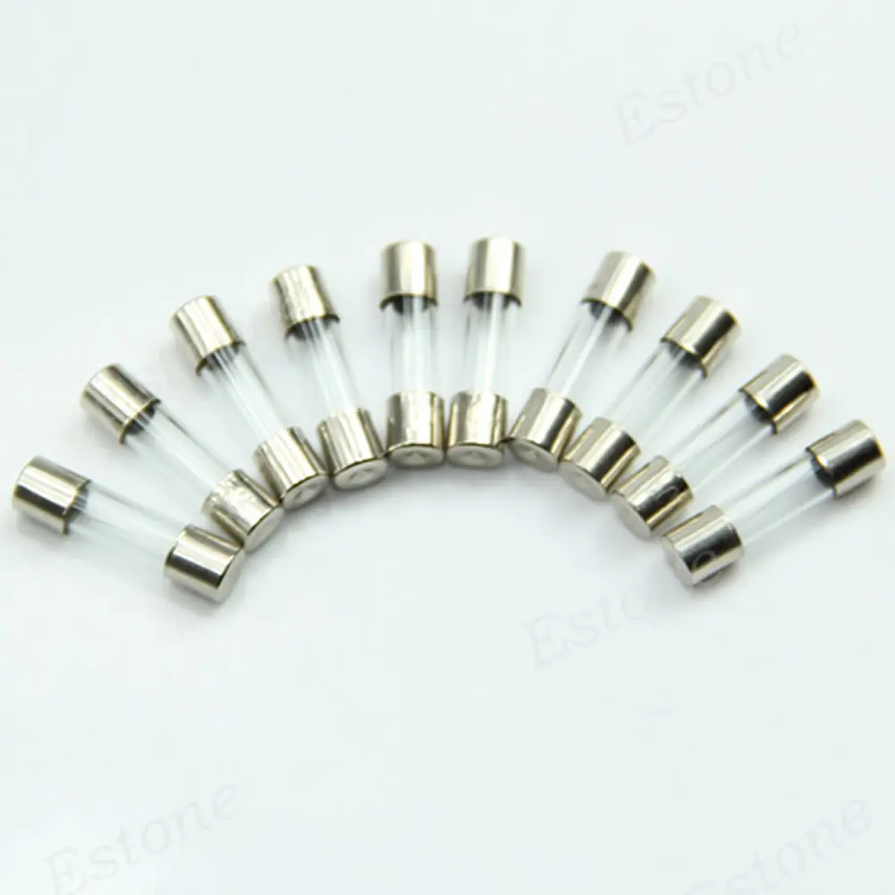 Bộ Cầu Chì Mini, Kaiz, 10 CÁI, 250V, 5A, Cầu Chì Thay Thế Ống Thủy Tinh, Cầu Chì Hộp Mực Thông Dụng, Thích Hợp Cho Sản Phẩm Điện Tử, Thổi Nhanh