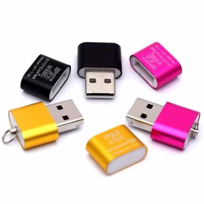 ￼Đầu Đọc Thẻ Nhớ Siyoteam Sy T18 và Đầu Đọc Thẻ Nhớ Nhôm. 1