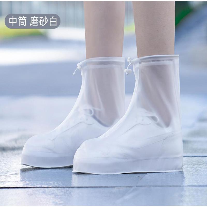 Bọc Giày Chống Thấm Nước, Bọc Giày Đi Mưa Silicon Chống Trượt, Unisex, Ống Cao Dày Và Chống Mài Mòn, Thích Hợp Cho Mùa Đông Và Mưa, Bọc Giày Đi Tuyết Chống Mưa 6