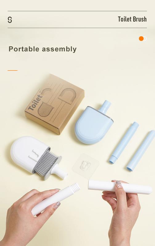 Product Introduction of Bàn Chải Nhà Vệ Sinh Gắn Tường, Bàn Chải Silicon Đầu Phẳng, Chất Tẩy Rửa Nhà Vệ Sinh, Bộ Bàn Chải Làm Sạch Nhà Vệ Sinh, Phòng Tắm 16