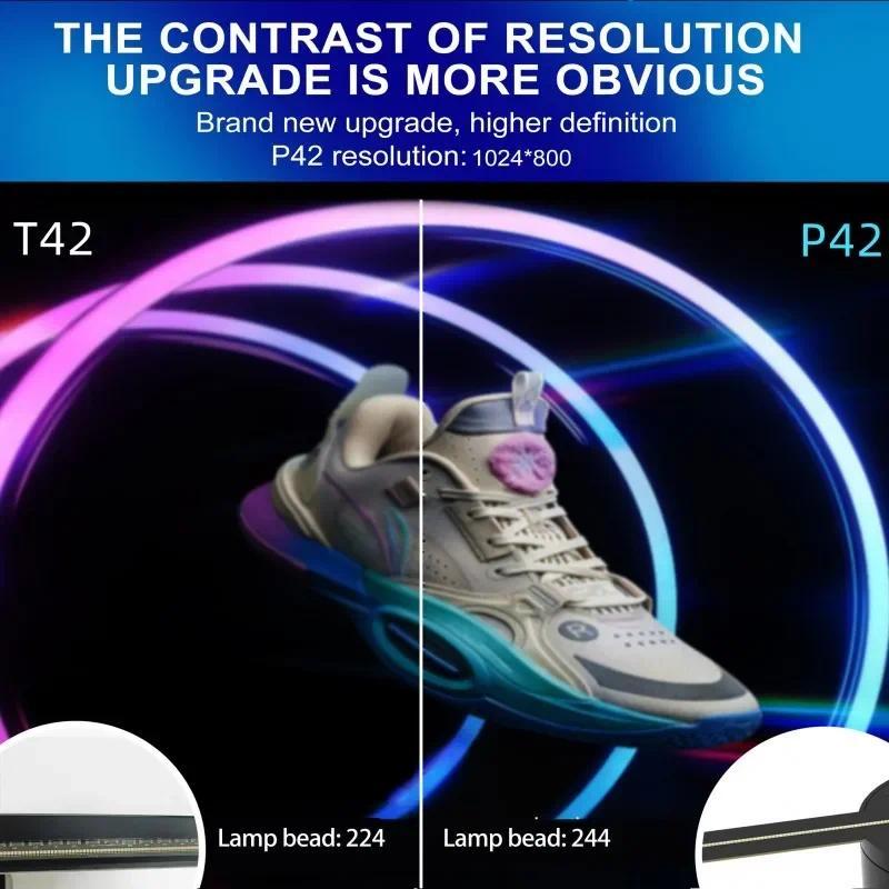 3D Advertising Projector Wifi Led Sign Holographic Lamp Player Remote Advertise Display 3D Fan Hologram Projector Logo Light - Image 5