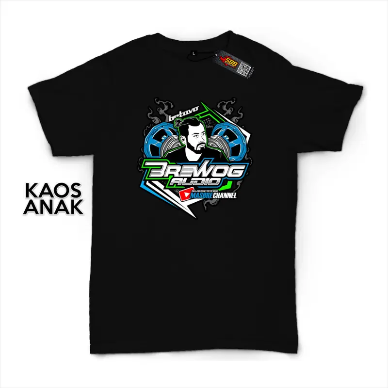 KAOS ANAK-ANAK Baju Kaos Sound System Anak Brewog Audio Sound Horeg Team Sotok Katun | Sound Balap Blitar 1