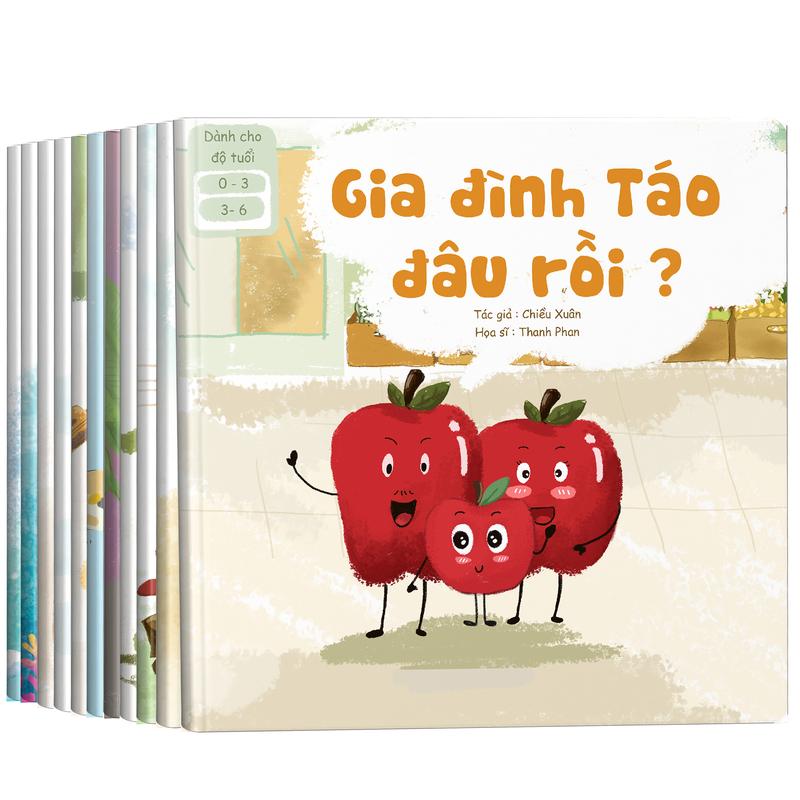Combo Sách Đọc to 3 Dễ Lionbooks cho bé Tập nói 0-3 tuổi, 11 cuốn Dạy bé học nói được Review bởi chuyên gia Early Learning & Soft books Vietnamese sách giáo dục sớm & sách mềm