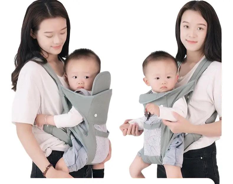 [ĐỊU 4 TƯ THẾ ,THOÁT KHÍ] Địu em bé 0-36 tháng mềm êm, lưới thoát khí bé không bị hầm hơi Cho Bé địu  nằm