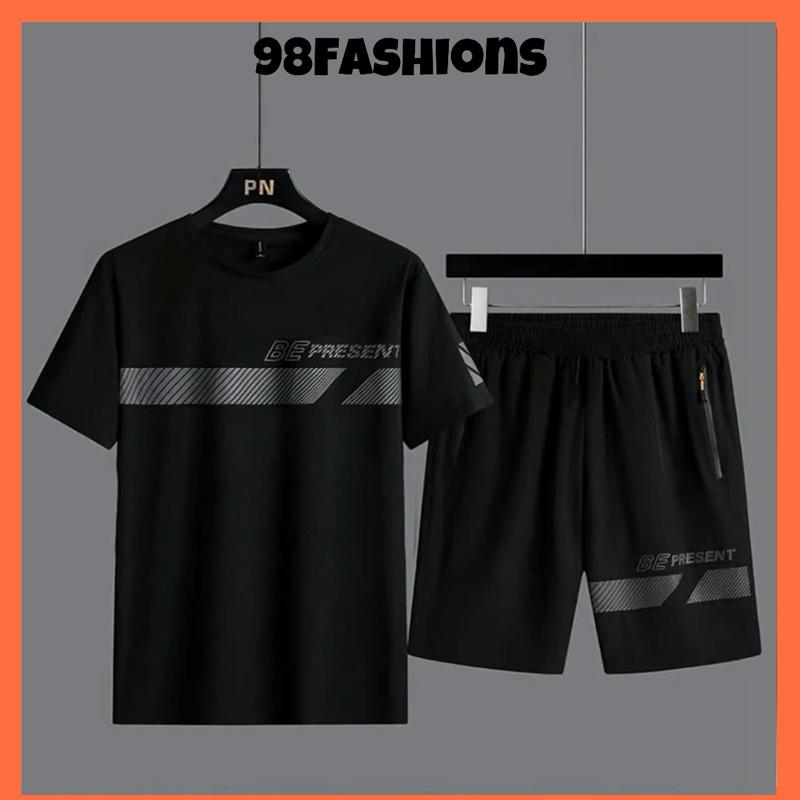  Set Thể Thao Nam Nữ 2 Chất Thun Lạnh -Thoáng Mát Thấm Hút Mồ Hôi Sang Chảnh  33-120KG  BIGSIZE 