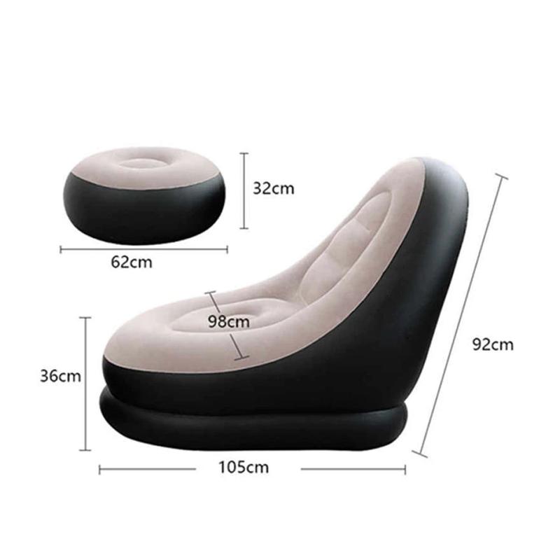 Ghế Đệm Hơi Tựa Lưng, Ghế Hơi Sofa Siêu Êm, Siêu Thư Giãn Hàng Siêu Cấp 3