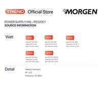 Gambar Morgen Power Supply Trend Series MG-PS32001 - Adaptor Trafo Lampu LED 12V 60W 100W 200W 300W 400W - 100 WATT dari Morgen Official Store Kota Administrasi Jakarta Pusat 2 Tokopedia