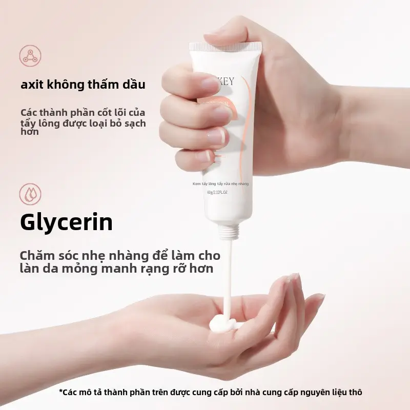 Kem Tẩy Lông, Hanji, Có Thể Nhẹ Nhàng Loại Bỏ Lông Mà Không Gây Kích Ứng, Thích Hợp Để Chăm Sóc Khi Tẩy Lông Ở Cánh Tay, Nách Và Vùng Tư Nhân, Mặt Nạ Bùn, Hiệu Quả Để Tẩy Lông 2