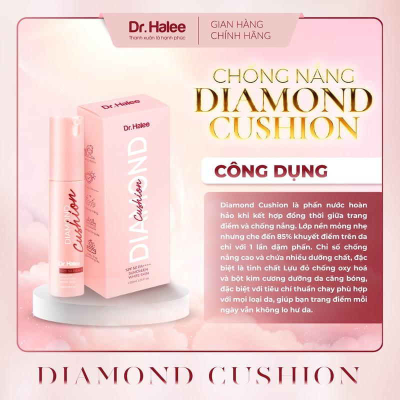 Kem Chống nắng Dr.Halee nâng tone che khuyết điểm 2