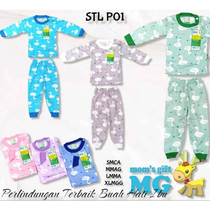 stelan anak moms gift pp motif angsa 0