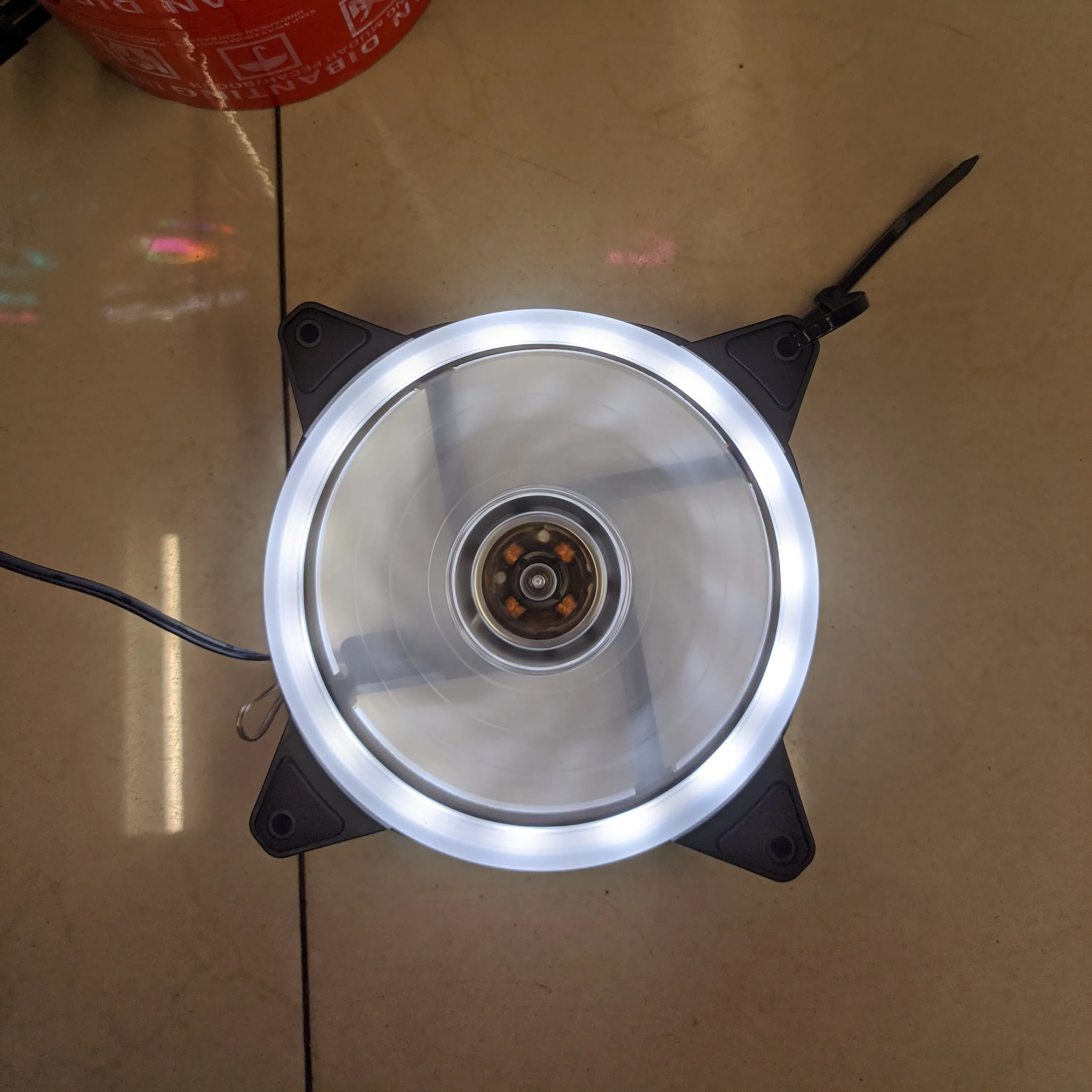 FAN CASING RGB FAN RGB 12CM FAN FULL COLOR PUTIH WHITE