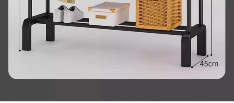 Product Introduction of Móc treo quần áo, Bộ sưu tập 2024, Thích hợp cho hộ gia đình, phòng ngủ và ban công, giá treo quần áo bằng không khí, đứng trên sàn, dày dặn, giá treo áo khoác 21