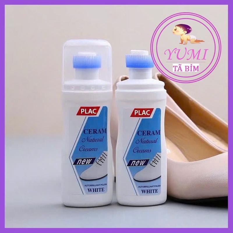 [Hàng Nhập Khẩu] Chai Cọ Tẩy Trắng Giày Sneaker Đầu Chổi - Lọ Nước Đánh Vết Ố Bẩn - Chà Giặt Khô Lau Làm Sạch Giầy T1