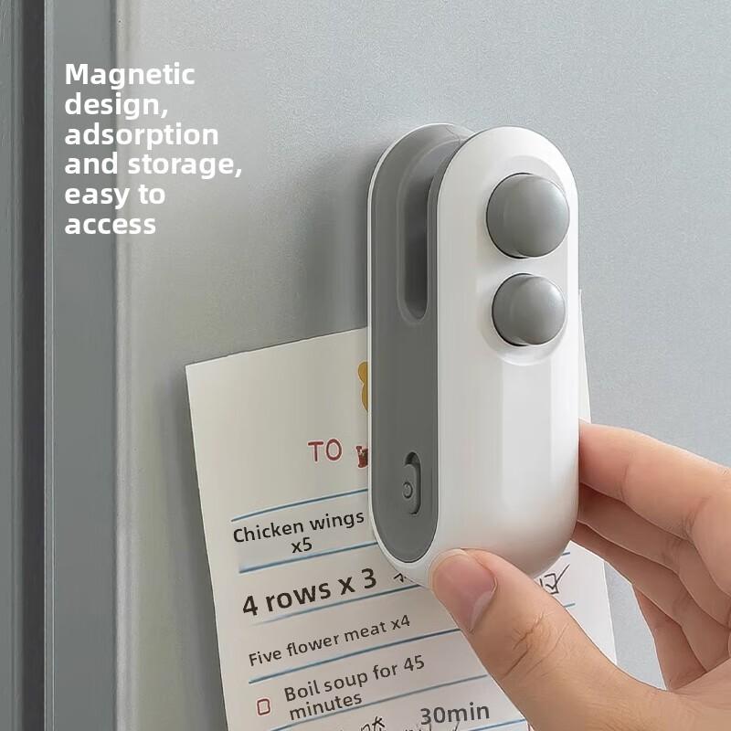 Máy Niêm Phong Mini, Baijie, Máy Hàn Cầm Tay Gia Dụng, Để Niêm Phong Túi Đóng Gói Đồ Ăn Nhẹ, Máy Hàn Ép Tay, Có Thể Sạc Lại, Máy Hàn Nhiệt, Thích Hợp Cho Túi Đóng Gói Bánh Trung Thu