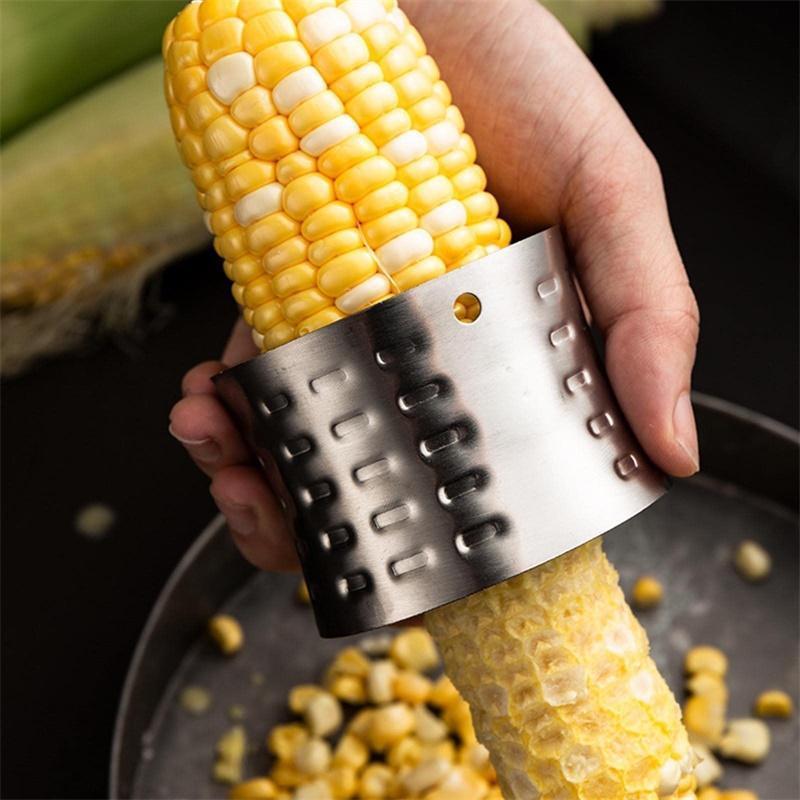 Corn Kernel Extractor Corn Peeler Corn Shovel Threshing Machine Stainless Steel Kitchen Supplies Cooking Tools Peeling Household Corn Tools Household 0