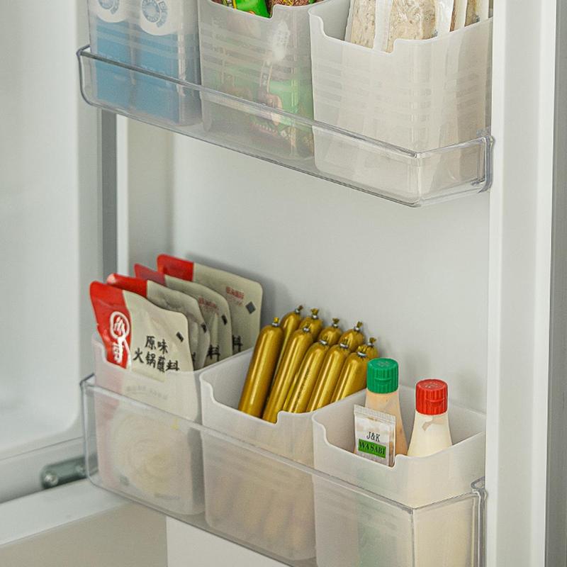 Kitchen Storage Basket, 3 Counts Clear Large Capacity Storage Basket, Dustproof Design Storage Organizer for Kitchen Restaurant 5