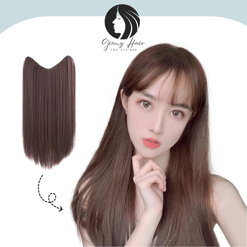 Product Introduction of Tóc giả mảnh nối làm phồng chân tóc độn phồng 2 bên bản 45cm-M6 16