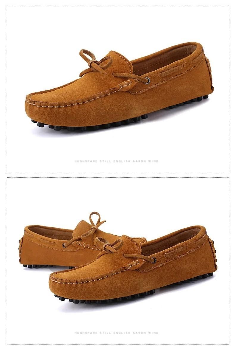 Product Introduction of DEKABR Plus Size 35~49 Men's Woman's Casual Shoes Genuine Leather Flats Driving Loafers Footwear Soft Moccasins For Men Zapatos Hombre 48