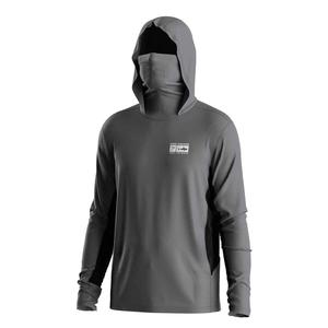 ชุดตกปลาและเสื้อป้องกันแสงแดด, เสื้อตกปลาแขนยาวมีฮู้ดพร้อมหน้ากากป้องกันใบหน้า ปรับแต่งชื่อฟรี ใส่สบาย ระบายอากาศได้ดี ป้องกันรังสียูวี ยากันยุง เหมาะสำหรับกิจกรรมกลางแจ้ง