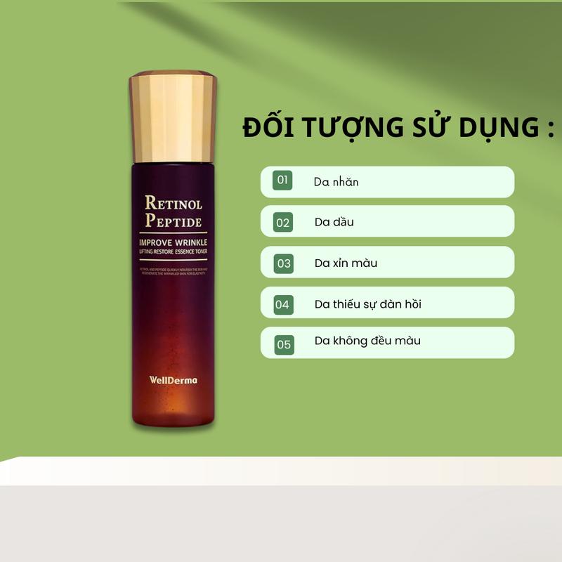 1 Chai Tinh Chất Toner Well.De.rma Retinol Peptide 150ml Hàn Quốc Mã SP001417 3