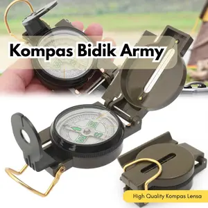 Kompas Bidik Army Bagus Dan Mewah BR148 High Quality Kompas Lensa