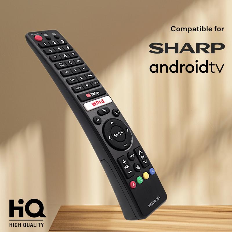 Điều Khiển Từ Xa Thay Thế Cho TV Thông Minh Android Sharp Youtube Netflix, GB326WJSA 2
