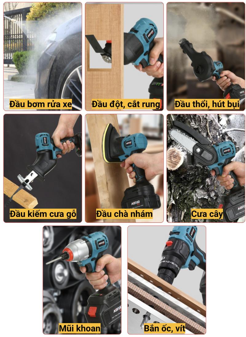 Product Introduction of Bộ máy cầm tay đa chức năng 10 trong 1 - Tích hợp 10 công cụ tiện lợi ngay trong 1 sản phẩm 5