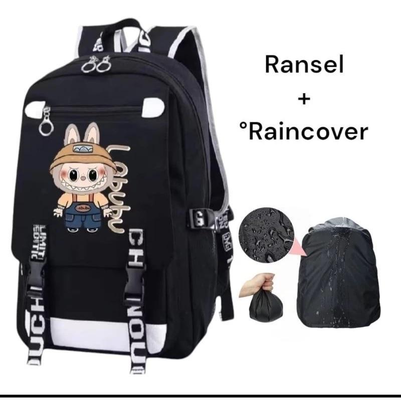 Product Introduction of ADN STORE - TAS SEKOLAH ANAK SD PAUD TK KARAKTER LABUBU TAS RANSEL SEKOLAH ANAK LAKI LAKI PEREMPUAN TAS LABUBU FASHION FREE JAM LED MY BOTTLE BANYAK BONUSNYA 19
